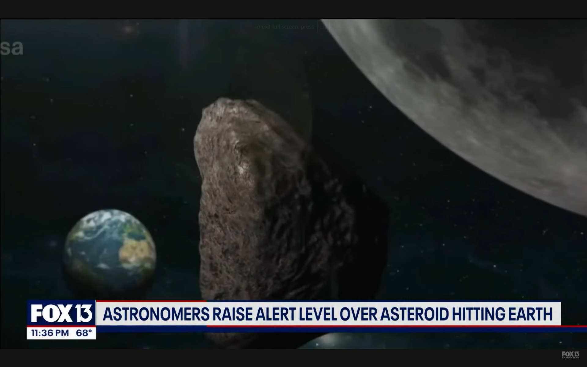 Florida Astronomers On Alert For Asteroid On Possible Collision Course