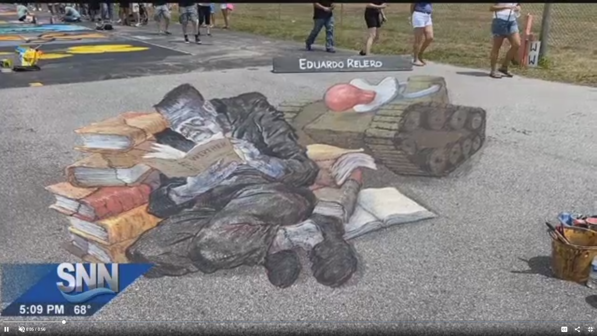 International Chalk Festival in Venice attracts thousands The