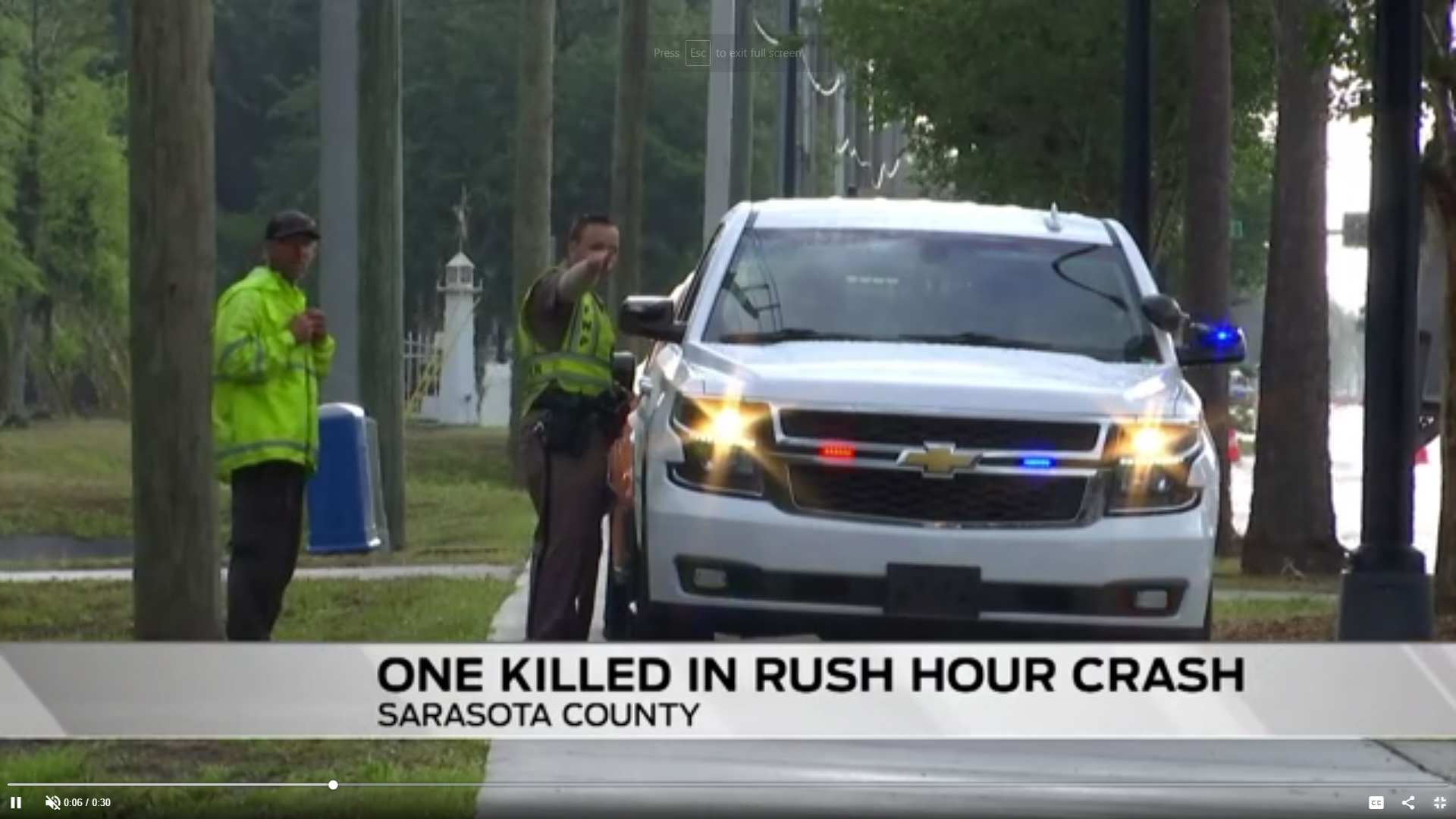 One Killed In Sarasota County Crash The Suncoast News And Scoop