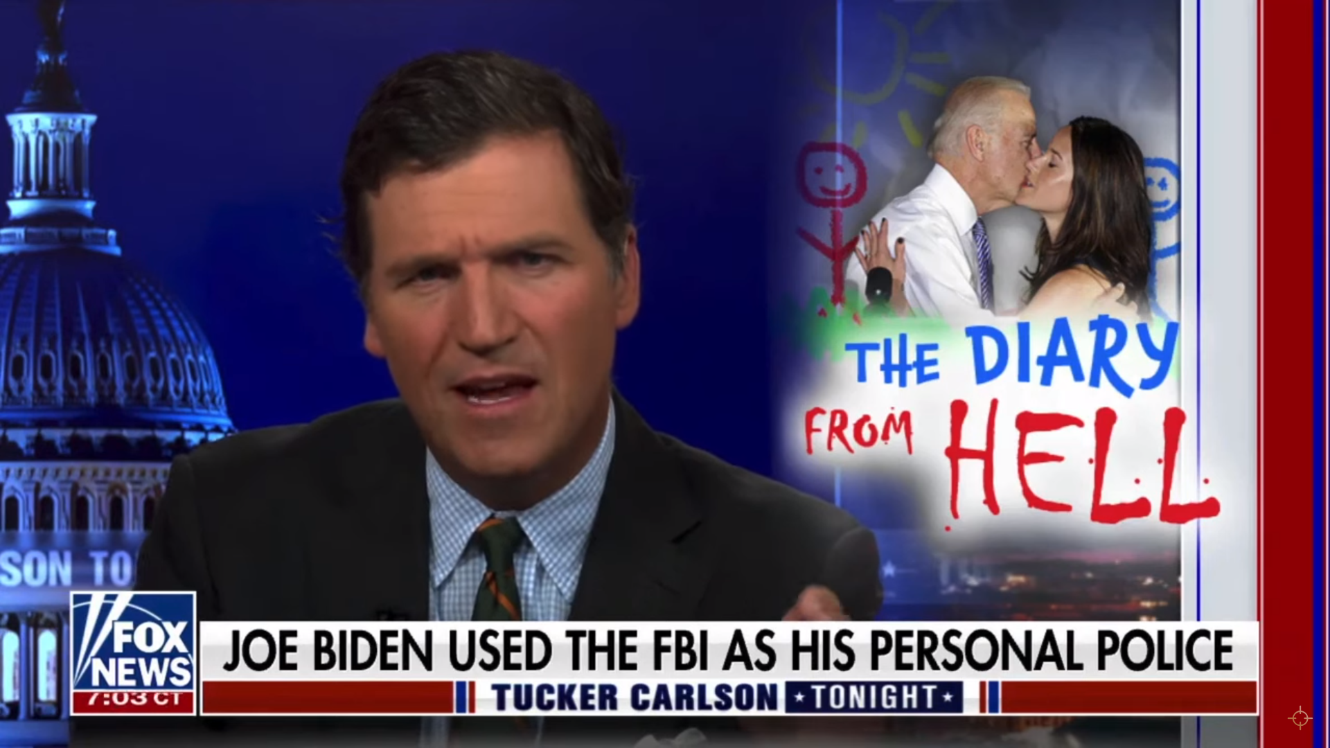 Tucker Carlson Torches Joe Biden Over ‘horrifying Claims Of ‘showers