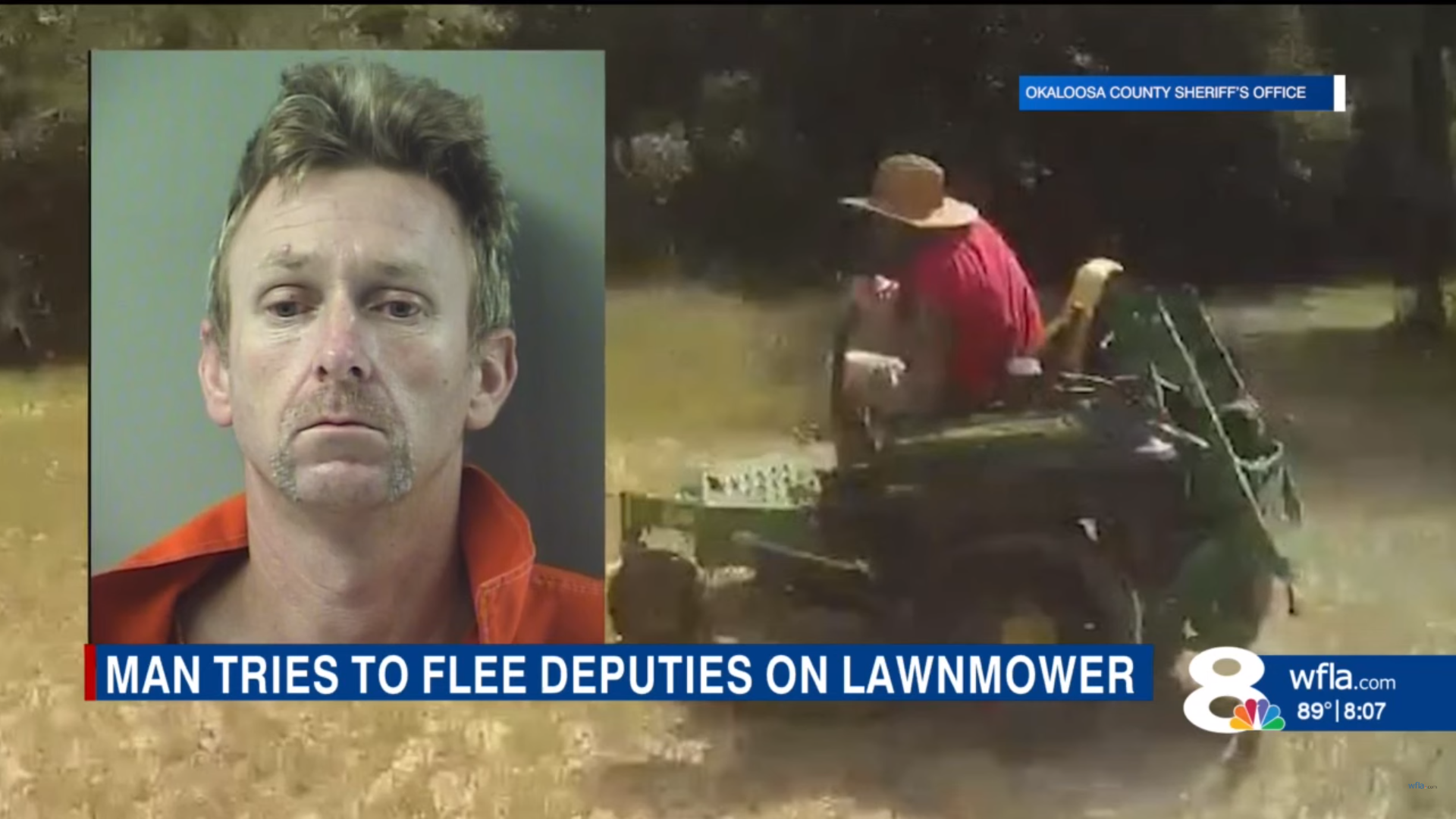 Floridaman Tries To Flee Deputies On Riding Lawn Mower The Suncoast News And Scoop 