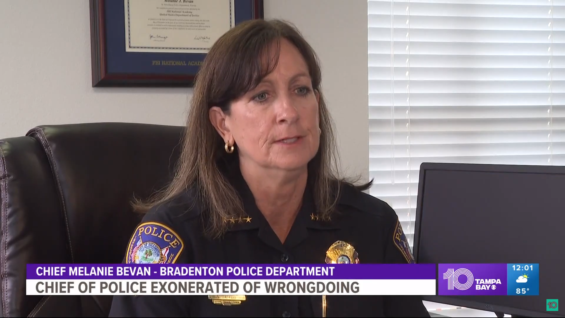 Bradenton Chief Of Police Exonerated Of Any Wrongdoing - The Suncoast ...