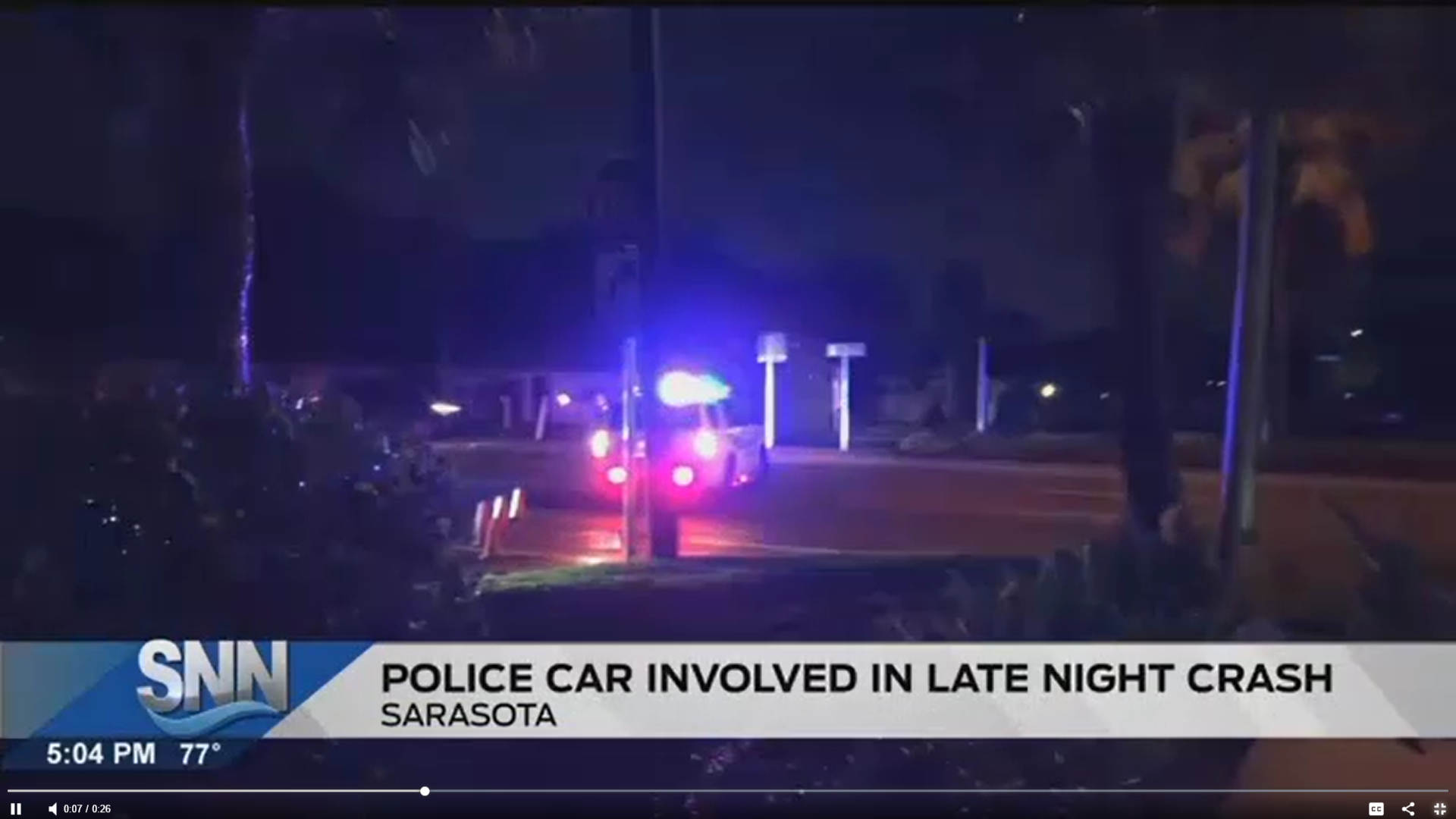 Sarasota Police Officer Involved In Crash With Injuries The Suncoast News And Scoop 3140