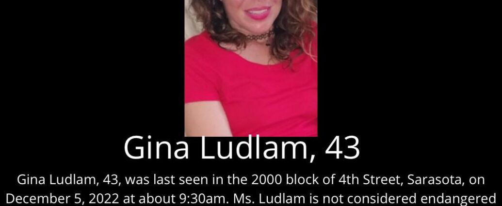 Sarasota Missing Gina Ludlam The Suncoast News And Scoop 8187