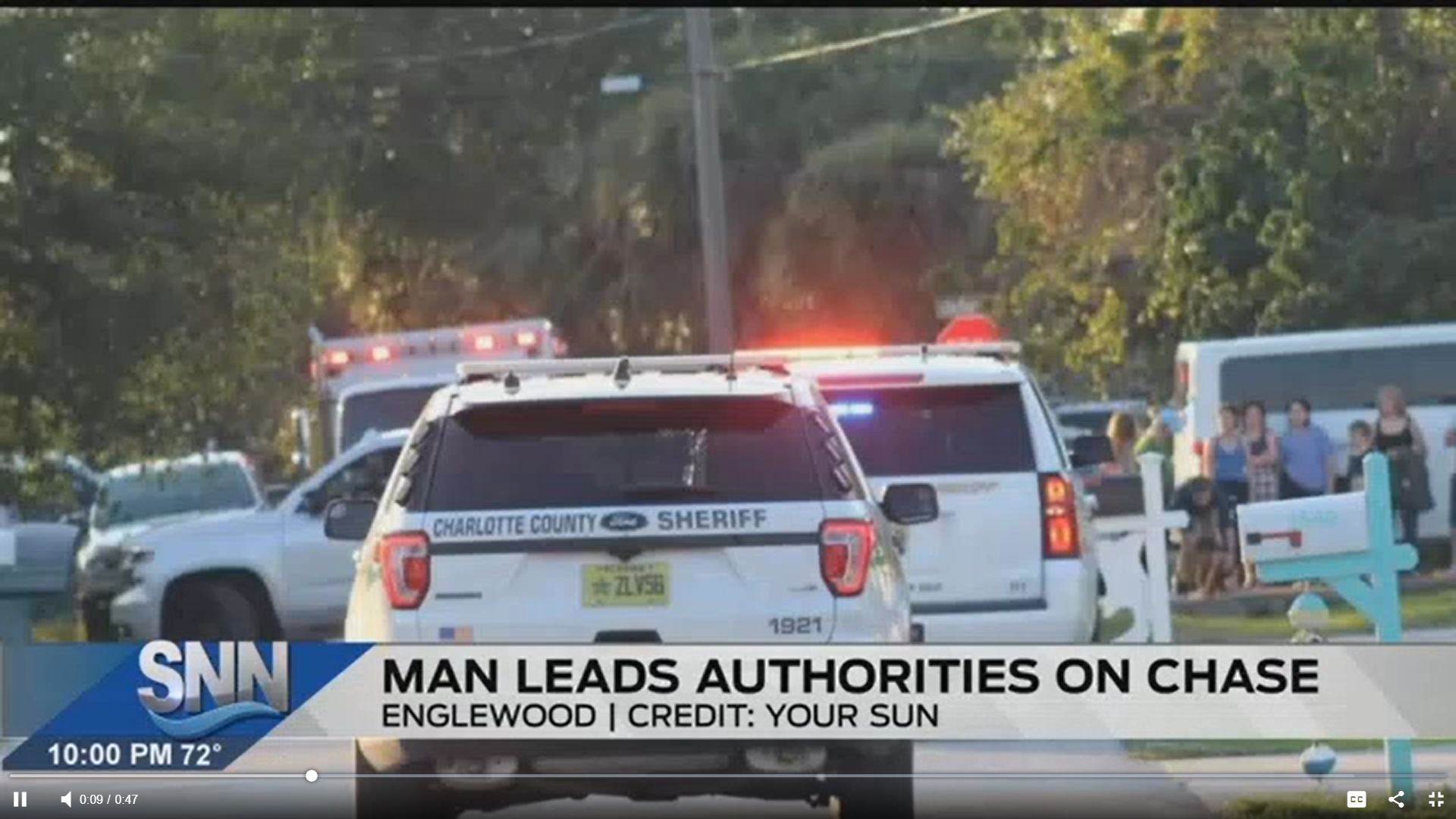 Man leads authorities on chase from Venice, captured in Englewood pond ...