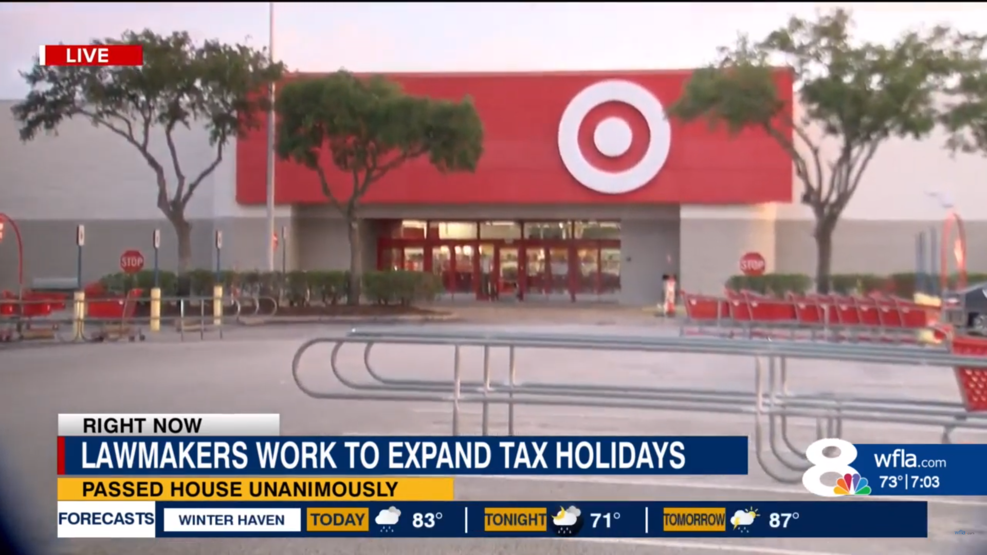 Expansion of sales tax holidays passes unanimously in Florida House