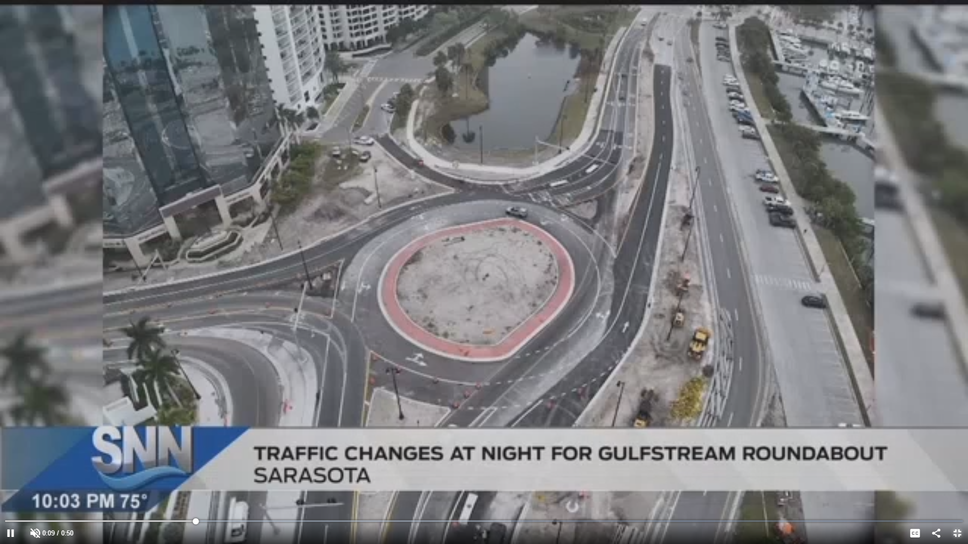 More traffic changes during Gulfstream roundabout construction The
