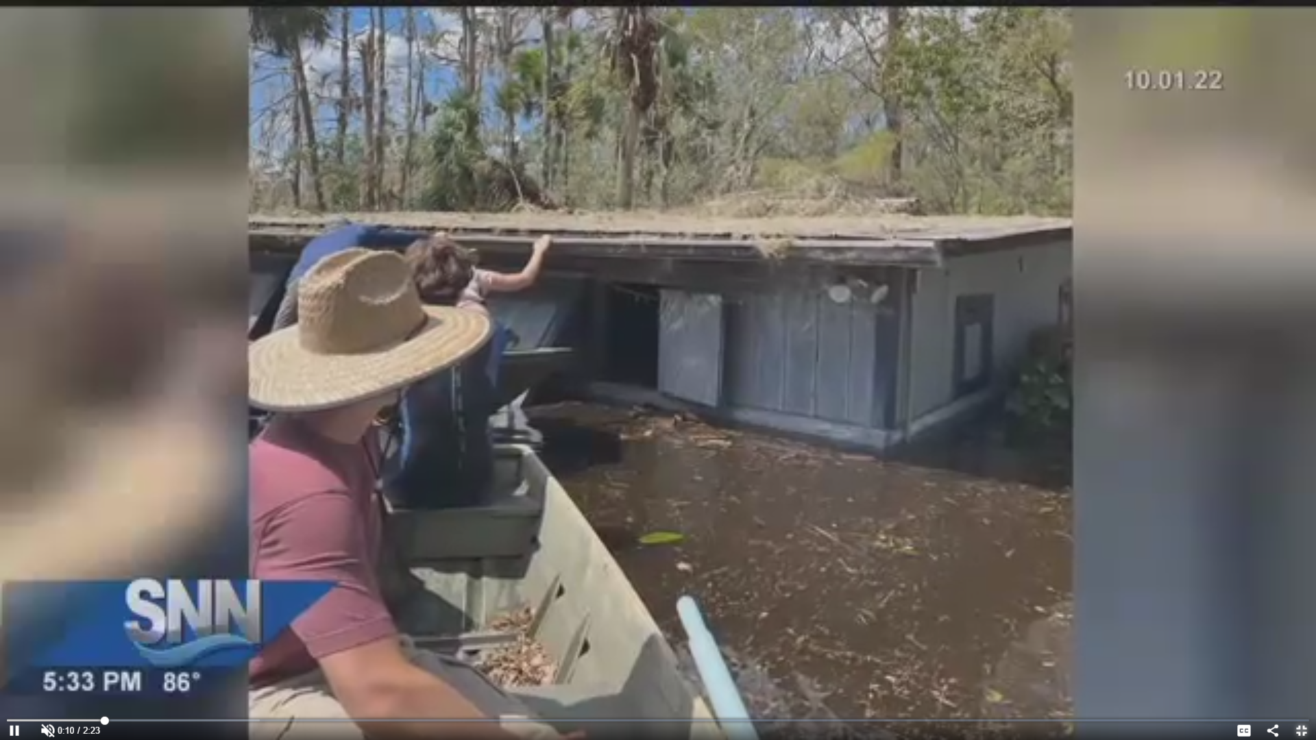 Hidden River levee still broken; residents fear flooding as hurricane ...