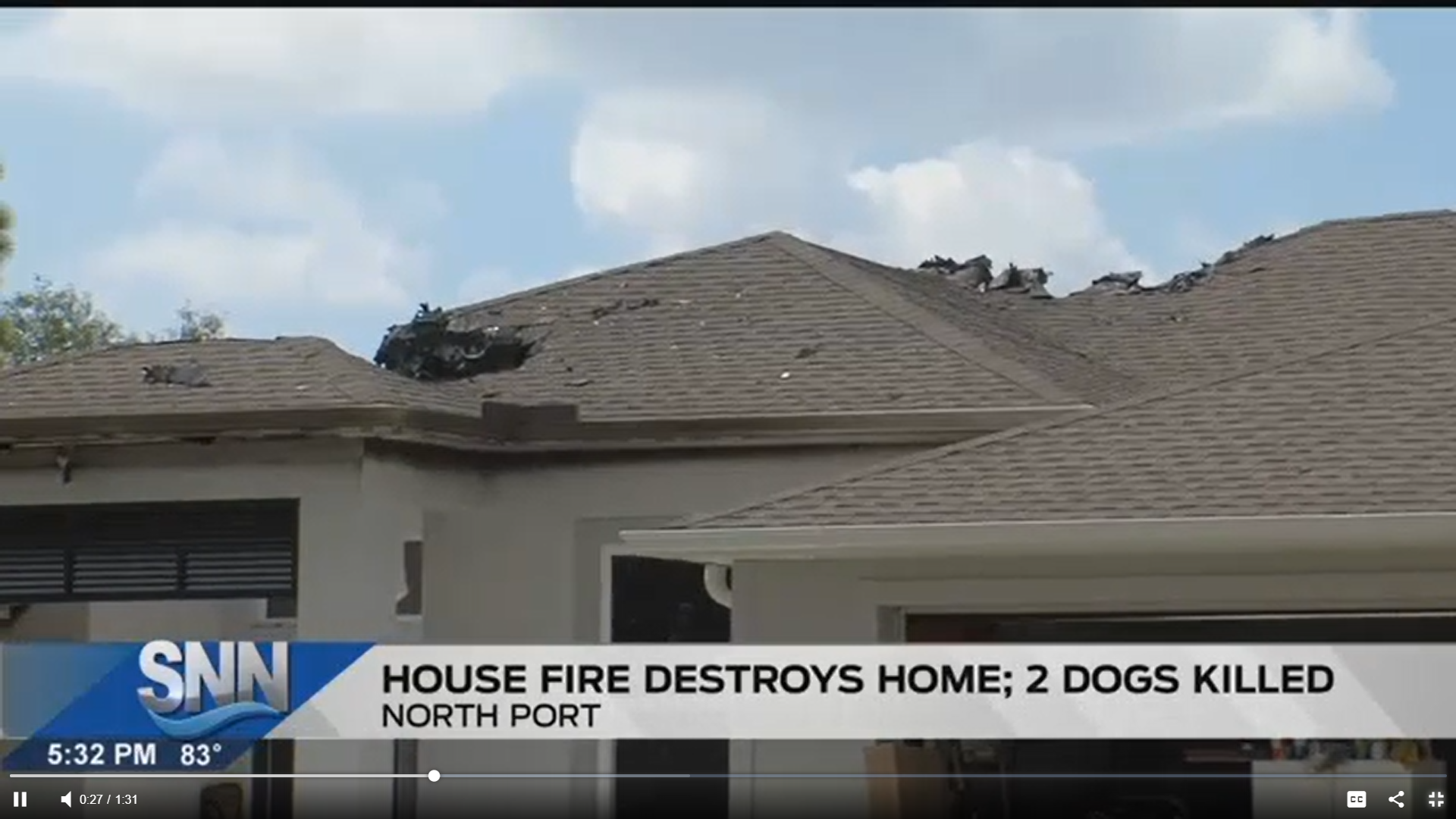 2 dogs die, 2 cats missing after house fire destroys North Port - The ...