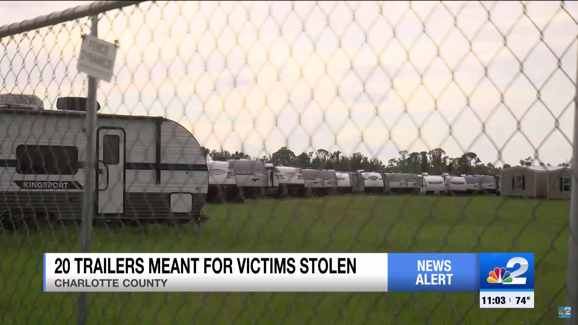 Five facing charges for stealing Ian campers in Charlotte County - The ...