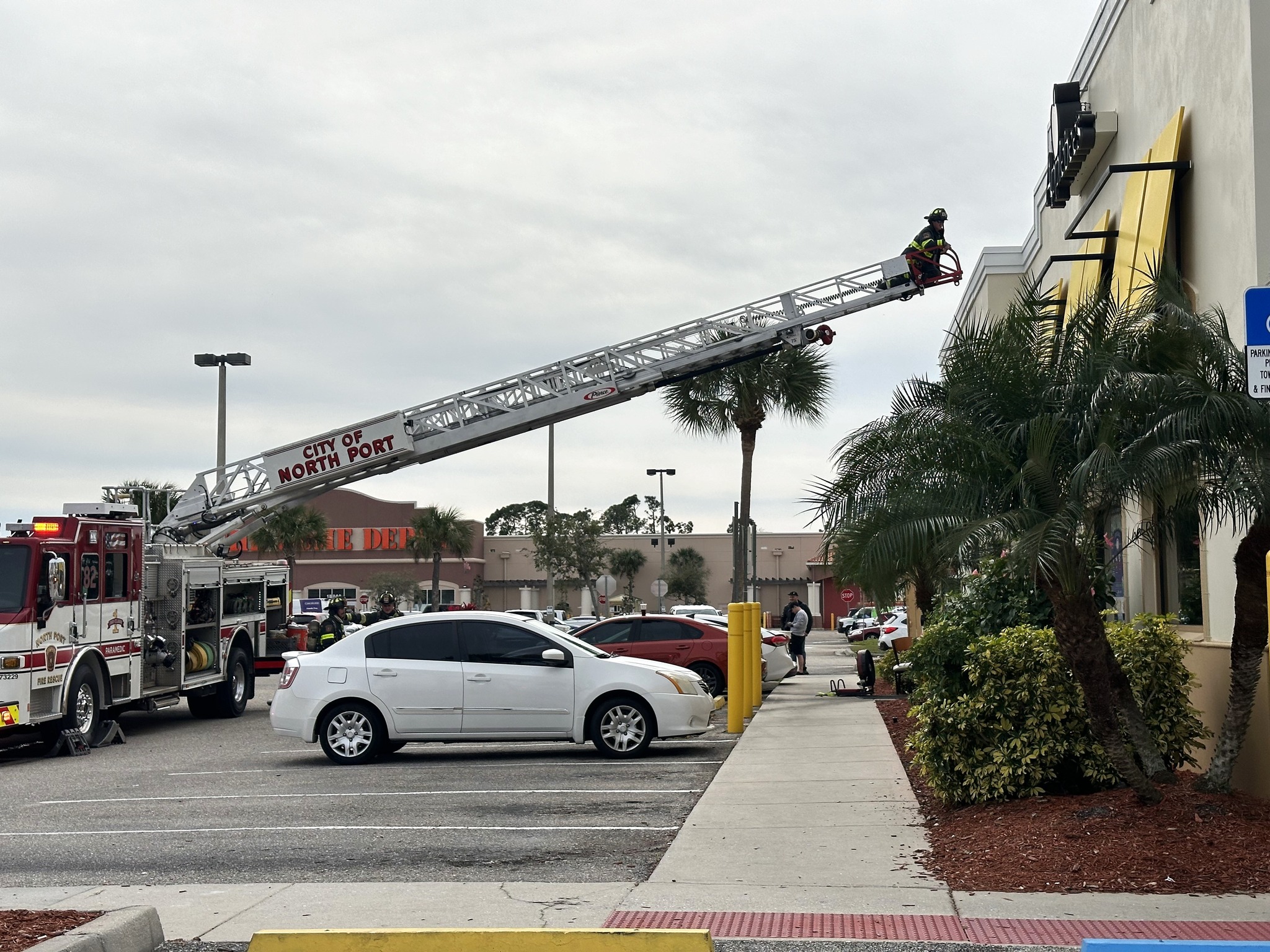 Commercial fire alarm response to North Port restaurant The Suncoast