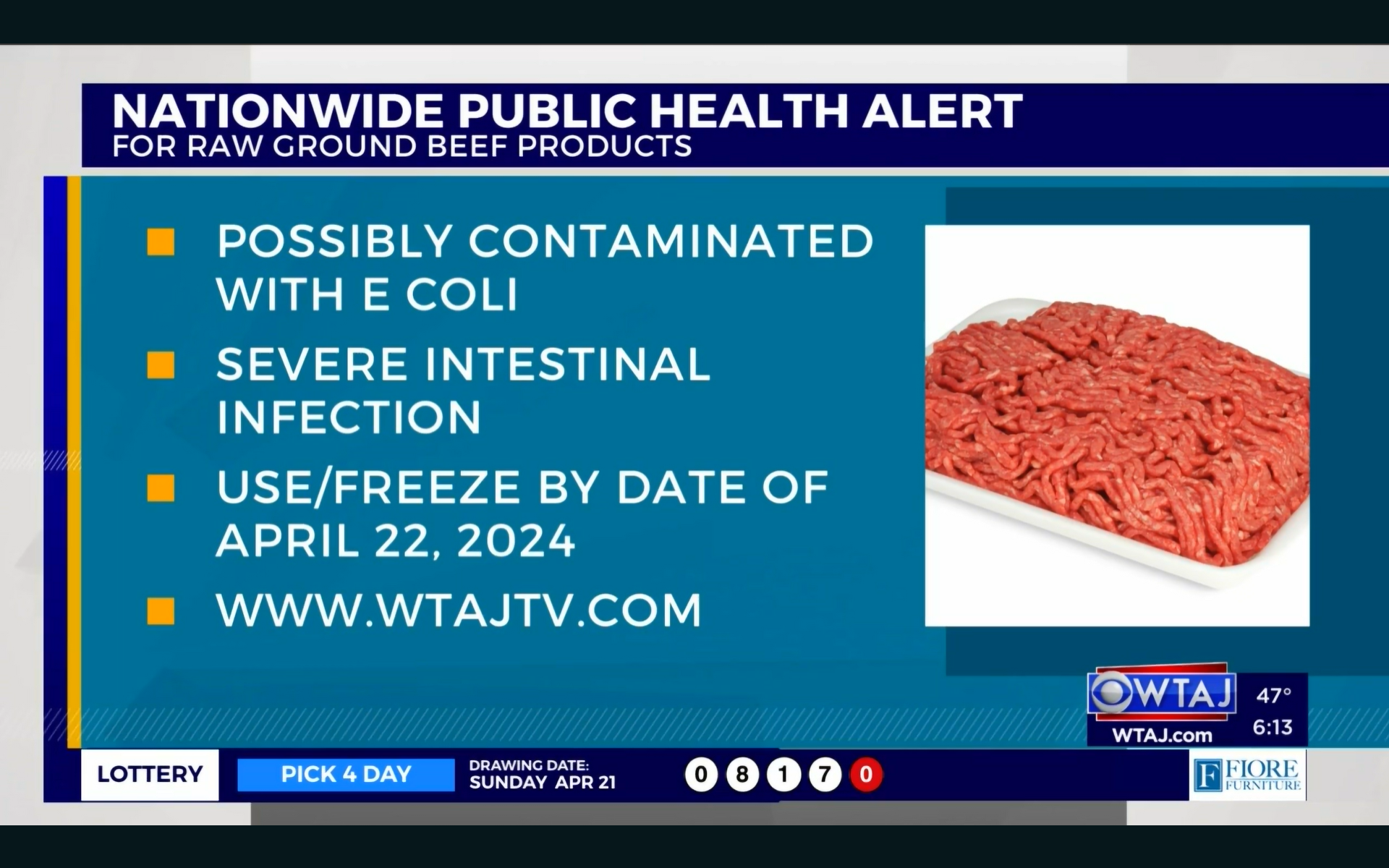 Health alert issued for ground beef, possible E. coli risk - The ...