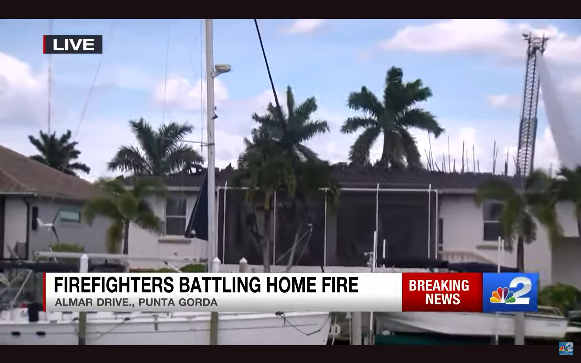 Firefighters battle house fire on Almar Drive in Punta Gorda - The ...