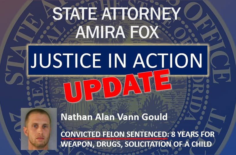 CONVICTED FELON SENTENCED FOR WEAPON, DRUGS, SOLICITATION OF A CHILD ...