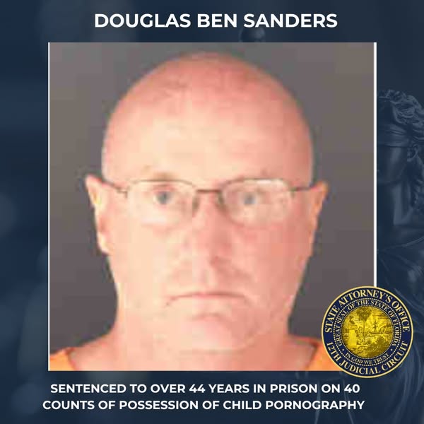 North Port man gets 44 years in prison on 40 counts of possessing child ...