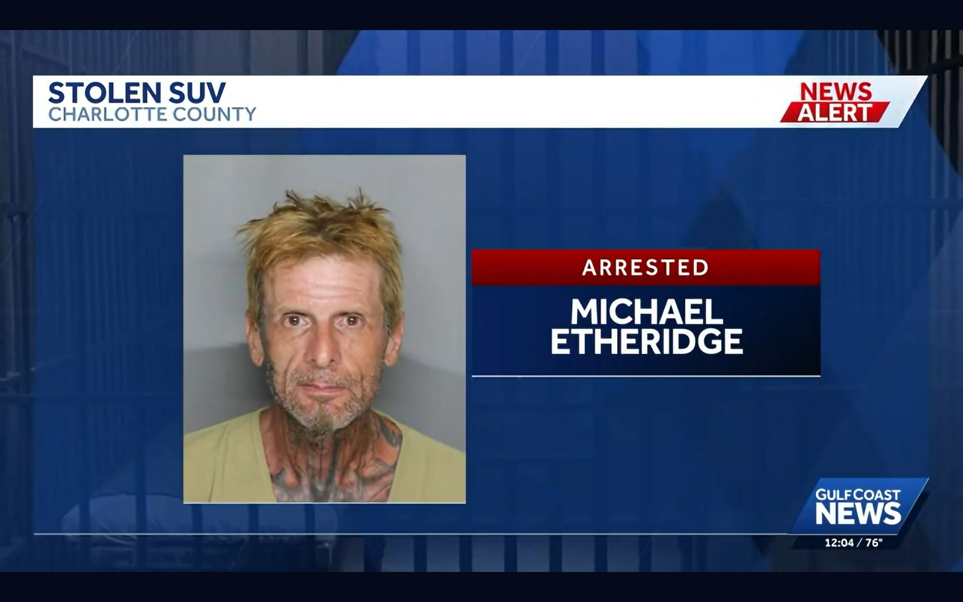 Man arrested for stealing SUV from Punta Gorda Airport rental lot - The ...