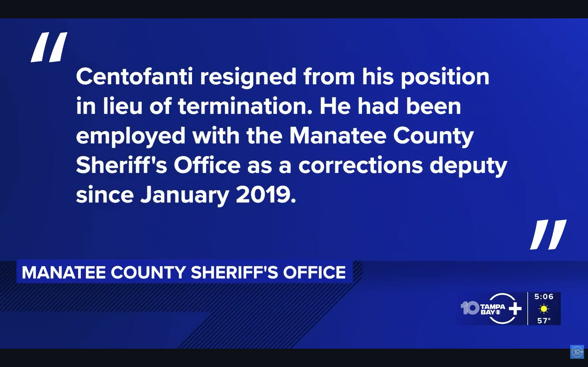Manatee County corrections deputy resigns after being charged with DUI ...