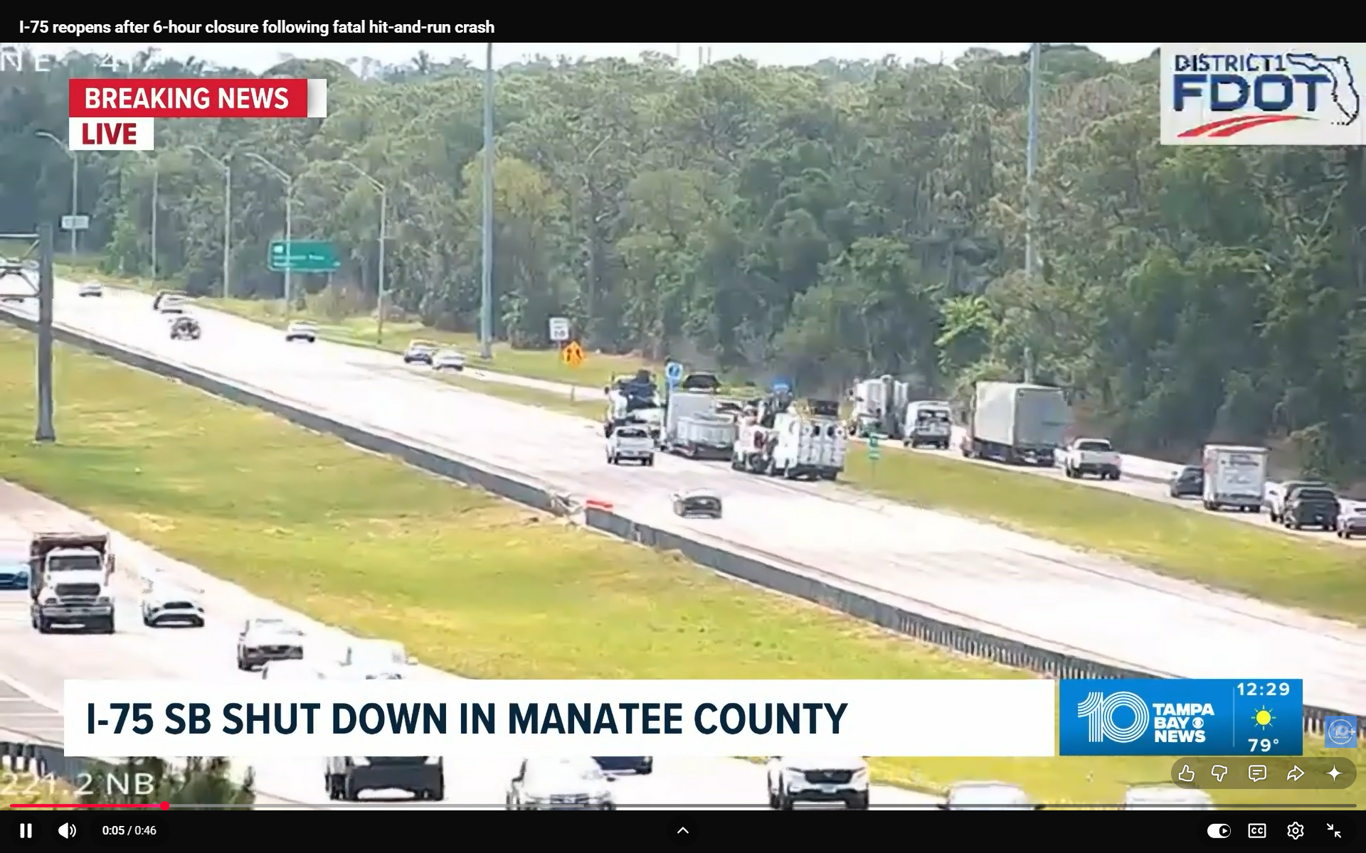 I-75 reopens after 6-hour closure following fatal hit-and-run crash ...