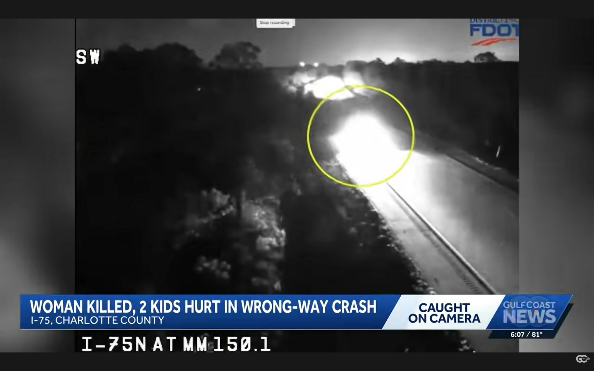 21-year-old woman killed in wrong-way crash on I-75 in Charlotte County ...